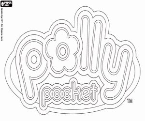 Omalovánka Polly Pocket Logo