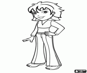 Omalovánka Polly Pocket na sportovní oděvy