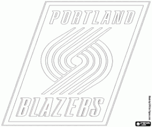 Omalovánka Portland Trail Blazers emblém