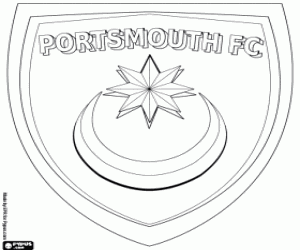 Omalovánka Portsmouth FC logo