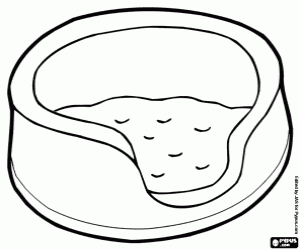 Omalovánka Postel pro malé kočky