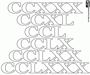 Omalovánka Počítat v desítkách od 230 až 280