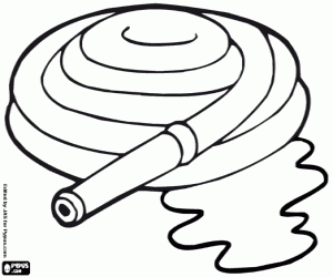 Omalovánka Požární hadice