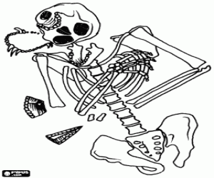 Omalovánka Prehistorické hrobky