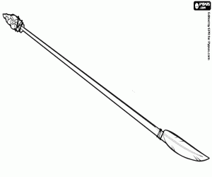 Omalovánka Prehistorické šipka