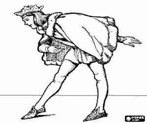 Omalovánka Princ dělá úcta