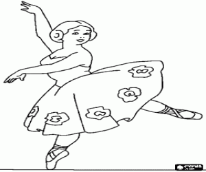 Omalovánka Profesionální taneční