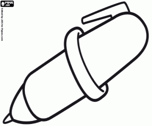 Omalovánka Propiska psát