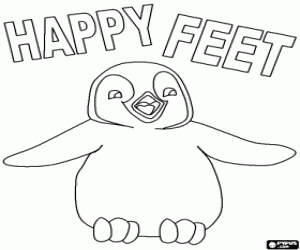 Omalovánka Protagonista Happy Feet