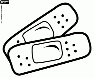 Omalovánka Proužky pro hojení kožních ran