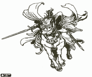 Omalovánka Prstenové přízraky, Nazgul