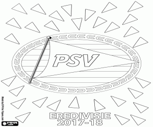 Omalovánka PSV Eindhoven, Eredivisie 2017-18