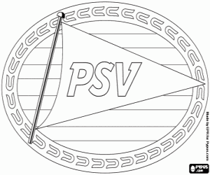 Omalovánka PSV Eindhoven logo