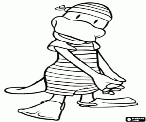 Omalovánka Ptakopysk Alice