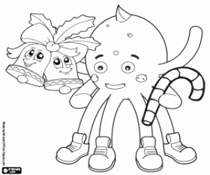 Omalovánka Pypus zvony a candy