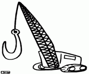 Omalovánka Pásový jeřáb