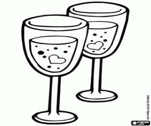 Omalovánka Přípitek