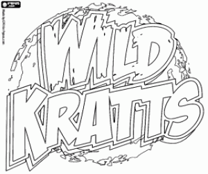 Omalovánka Původní logo Wild Kratts