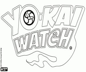 Omalovánka Původní logo Yo-kai Watch