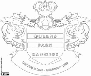 Omalovánka Queens Park Rangers logo