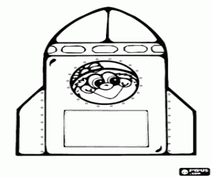 Omalovánka Raketa s osobní