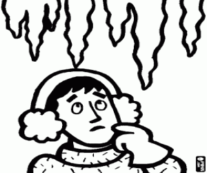 Omalovánka Rampouchy a muž