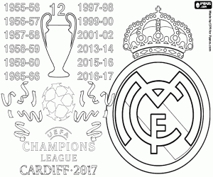 Omalovánka Real Madrid, Champions League 2016-2017