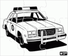 Puzzle na policejní auto