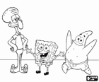 SpongeBob SquarePants a jeho přátelé a Patrick Star a Squidward Tentacles
