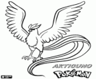 Articuno je led Pokémon a jeden z legendárních ptáků