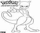 Mewtwo je Pokémon jako velký bipedal kočičí