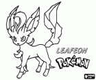 Leafeon je jako rostlina, která provádí fotosyntézu a je jedním z evoluce Eevee