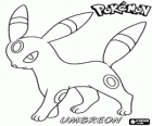 Umbreon, Dark typu Pokemon, vývoj Eevee