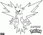 Zapdos je jedním z Pokémon legendární ptáky, které se říká, že žít v bouřkové mraky