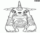 Gabumon je partnerem Digimon na Yamato Ishida