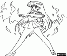 Rei Hino transformuje do Sailor Mars