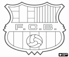Znak FC Barcelona, Futbol Club Barcelona, Katalánština fotbalového klubu, Španělsko. Barça