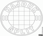 Logo HNK Hajduk Split, chorvatský fotbalový klub