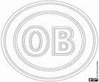 Logo Odense BK, Odense Boldklub, nebo OB, dánský fotbalový klub