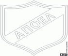 APOEL Nikósie logo FC, fotbalový klub na Kypru