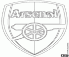 Logo FC Arsenal, anglický fotbalový klub se nachází v Londýně