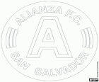 Emblém Alianza FC, fotbalový klub ze San Salvador
