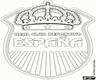 Logo RCD España, známý jako Real España, fotbalový klub ze San Pedro Sula, Honduras