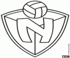 Logo klubu Deportivo El Nacional, fotbalové družstvo v Quito, Ekvádor