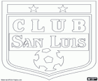Znak San Luis FC, mexický fotbalový tým z San Luis Potosi
