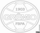 Odznak Grêmio nohy-Ball Porto Alegrense, známý jako Gremio Porto Alegre, brazilský fotbalový tým