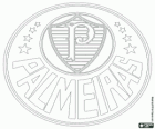 Logo SE Palmeiras, fotbalový klub ze Sao Paulo, Brazílie