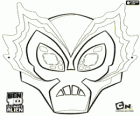 Big Chill masku. Ben 10 Ultimate Alien