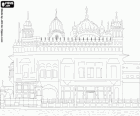 Hari Mandir Sáhib nebo Zlatý chrám, Sikh chrám v Amritsar, Indie
