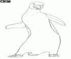 Gloria je žena Emperor Penguin, Brumla je v lásce s Gloria ve filmu Happy Feet